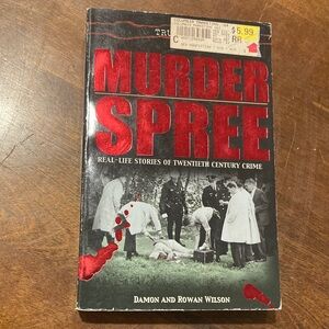 Murder Spree by Damon and Rowan Wilson - Black & Red Paperback